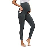 SEVEGO Tall Women's 32/34/36 Inseam Maternity Leggings Over The Belly Pregnancy Yoga Pants Workout Active Wear
