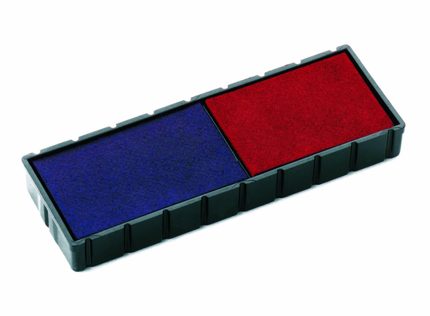 COLOP E/12/2 Blue/Red Replacement Pads - Pack of 2 | 107147 | Two Colour Ink Pads (Blue & Red) to Fit COLOP S120/WD