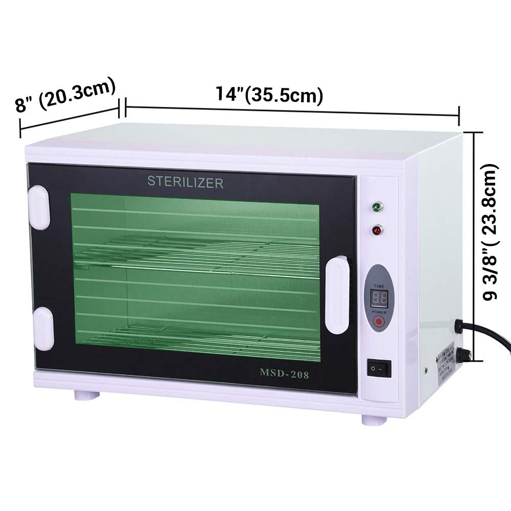 AW 8L Cabinet Heat Towel Warmer with Timer Manicure Nail Tool Facial Skin Beauty Salon Barbershop Equipment: Beauty