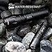 Tquens L200 led Flashlight 2-in-1 (1 Full Size - 1040 Lumen / 1 Mini Size - 307 Lumen) with Batteries and Charger(for the full size) Included and Water Resistant Flashlight