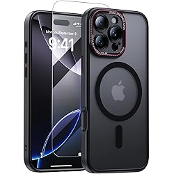 JUESHITUO for iPhone 16 Pro Max Case with 1X Screen