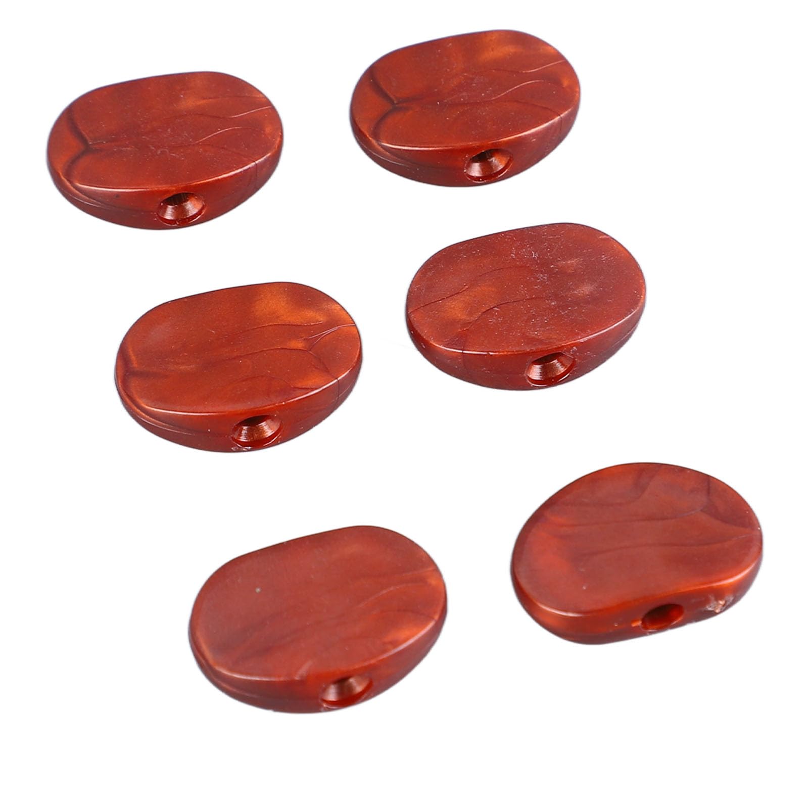 Guitar Tuner Pegs, 6 Piece Plastic Machine Head Knobs for Acoustic and Electric Guitars, Tuning Peg Replacement for Beginners, Musicians and Home Studio Use