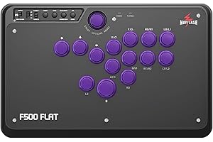 MAYFLASH F500 FLAT Fight Stick All Button Arcade Controller for PS4, PC, Xbox Series S/X, Xbox One, Switch/Switch 2, Steam De