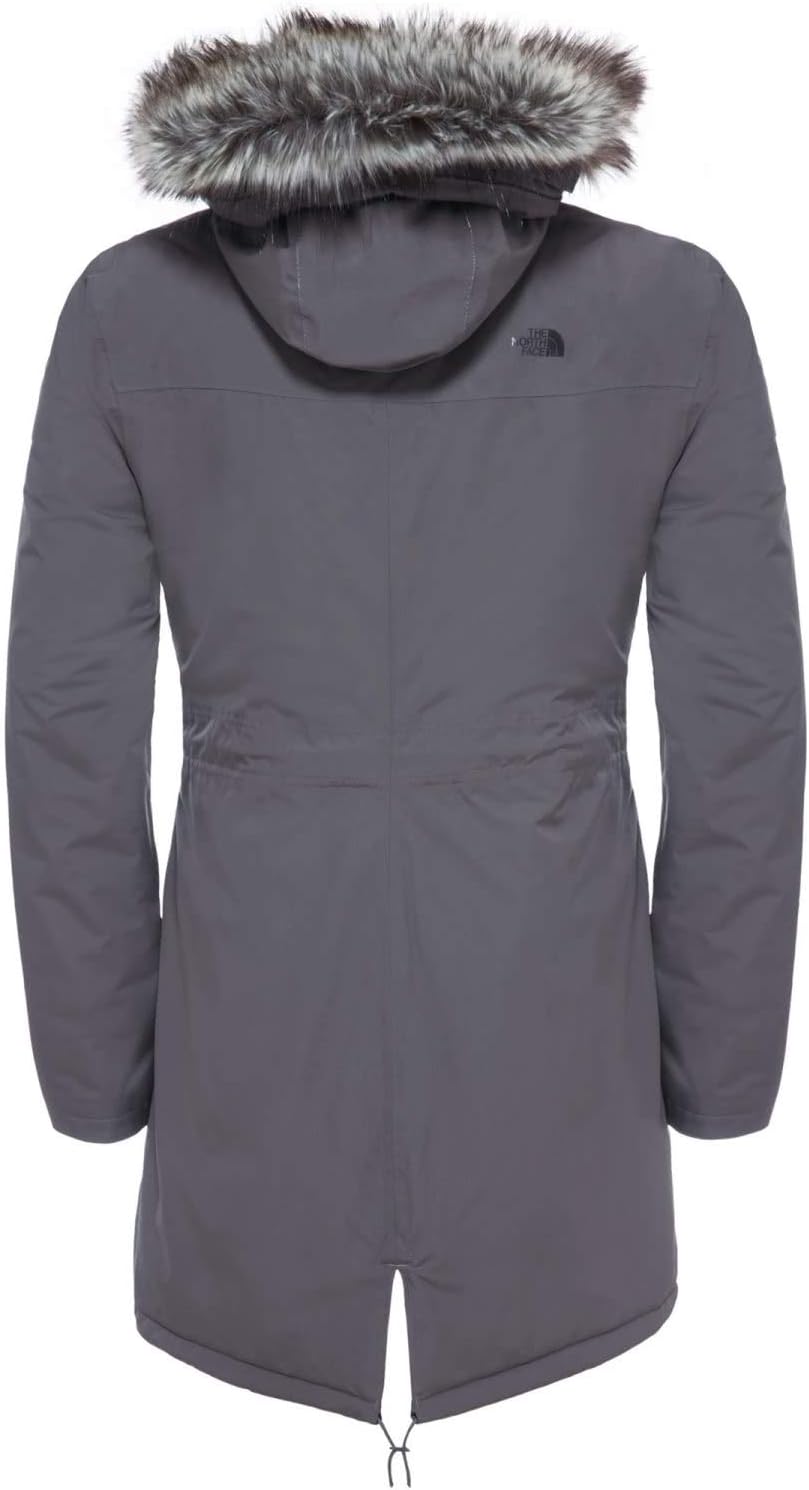 north face zaneck parka womens grey
