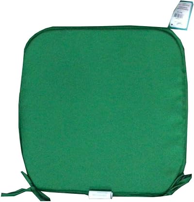 NIGHTS Set Of 4 Moss Green Removable Dining Chair Cushions With Ties