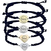 Personalized Volleyball Gift, Engraved Volleyball Adjustable Rope Bracelet, Volleyball Jewelry for Women, Teens, Girls, Volleyball Player Gift