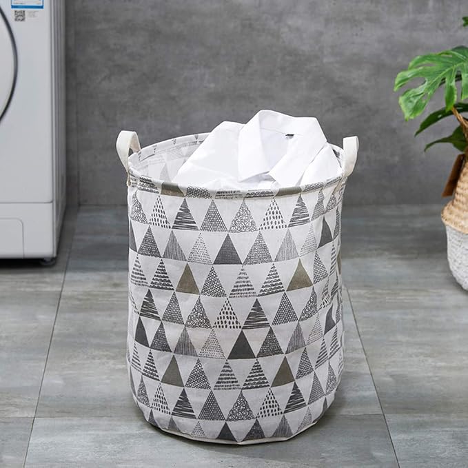 Baumwolle und Leinen Wäsche Eimer faltbare schmutzige Kleidung