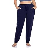 ZERDOCEAN Women's Plus Size Joggers Pants Active Sweatpants Tapered Workout Yoga Lounge Pants with Pockets