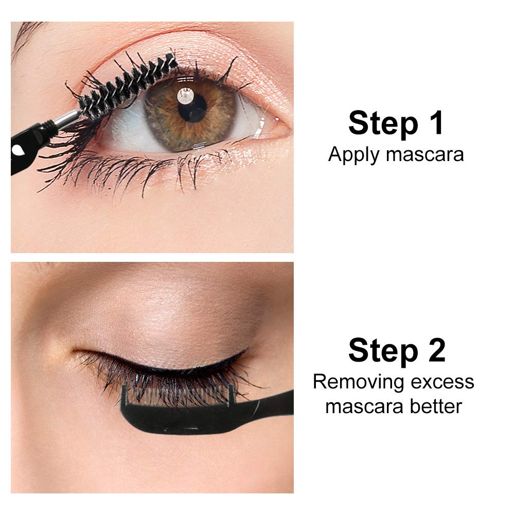 Duo Eyelash Comb Curlers Folding Makeup Mascara Applicator (black) eBay