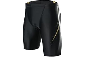 K898 Men's Square Leg Swimming Jammer Shorts UPF50+,Men Swimsuit Swim Jammers Fabric Shape Retention