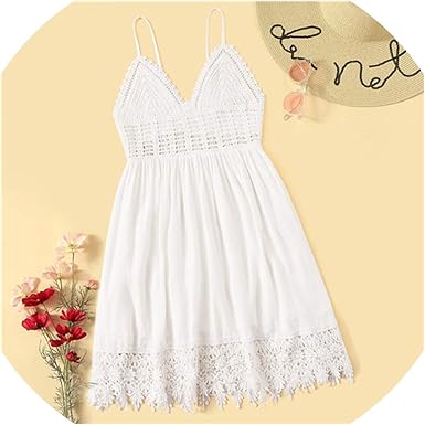 white cute dresses