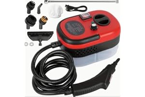 LOVEWE Portable Steam Cleaner, Multi-Surface Home & Car Deep Cleaning Tool, Fast Heating, 4.92ft Steam Tube, 6.56ft Cable (Re