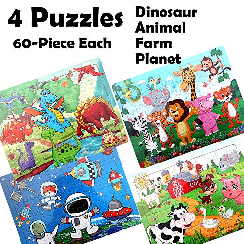 6 Puzzles+Preschool+Educational+Learning+Toddlers