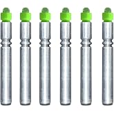 E-Arc 6PCS-LED Bobber Light Replacement Battery for Archery Nocks, Fishing (Green)