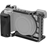 SmallRig Cage with Silicone Handgrip & Cold Shoe for Sony a6100, a6300, a6400-3164