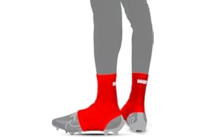 We Ball Sports Cleat Covers Elastic Spats for Football, Soccer, Baseball, Softball, Rugby & Turf Hockey