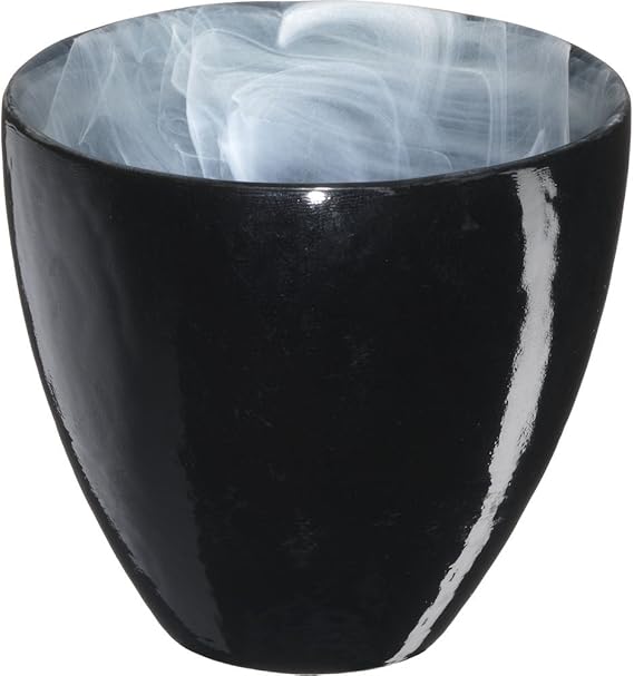 SEA glasbruk Candy Votivkerzenhalter 3 1/2' x 3 7/8' schwarz