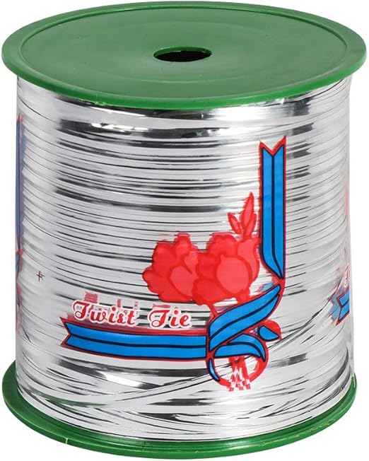 MOFIT Plastic Silver Twist TiesBread TiesSilver Bendable & Reusable