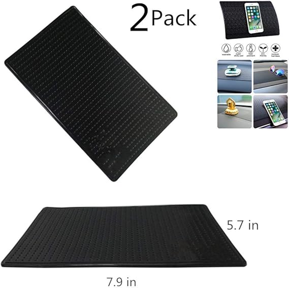 Sticky AntiSlip Gel Pads for Car Dashboard Rubber Pad Sticky Gel Pad,2