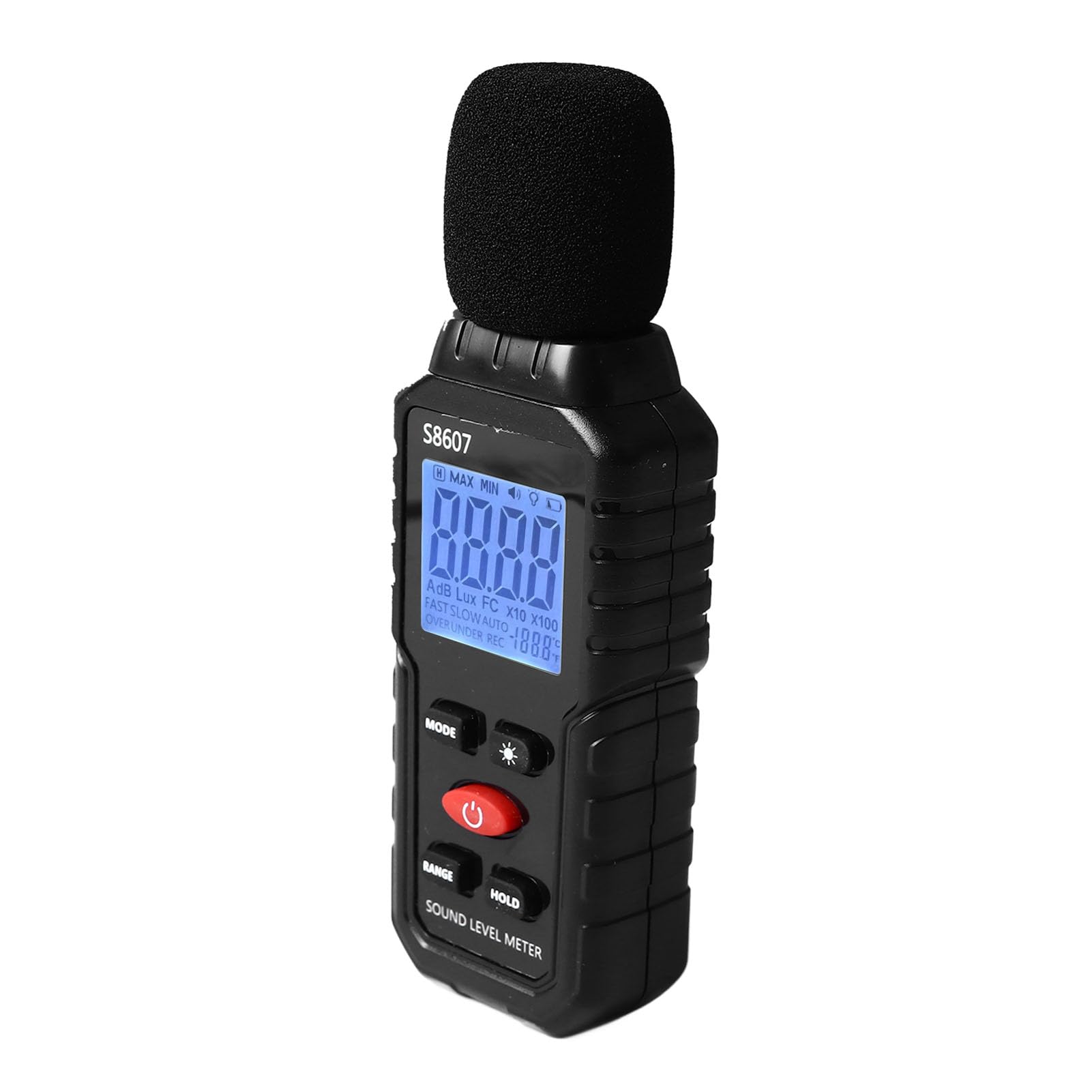 S8607 Decibel Meter, Digital Sound Level Meter 30 to 130 DB Noise Measure Device, Noise Decibel Portable SPL Meter