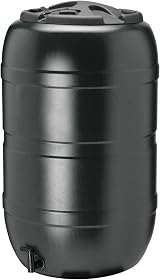 Pluto Packaging 100 Litre Slim Line Outdoor Rain Water Butt with Stand Kit view 4