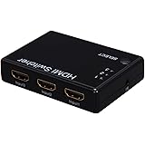 Nippon LabsHDMI-3X1-SWT Ultra-High Performance HDMI Switcher 3X1 with Remote Control 13-Pieces