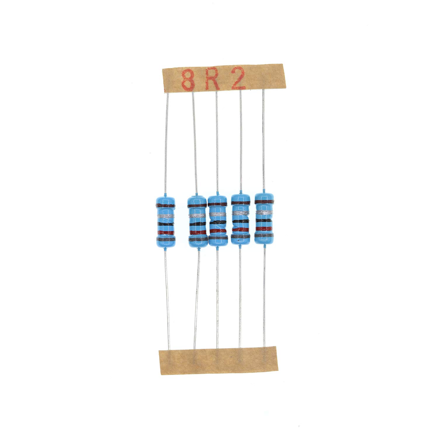 HUABAN 100PCS 1 Watts 1W 8R2 8.2 Ohm 1% Metal Film Resistor
