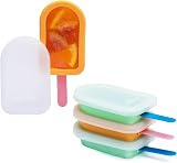 Wicked Gizmos WG 4 Reusable Silicone Ice Lolly Moulds with Sticks