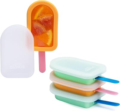 Wicked Gizmos WG 4 Reusable Silicone Ice Lolly Moulds with Sticks