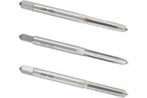 Aceteel 10-32 UNF Hand Tap Right Hand, 10 x 32 Threading Hand Tap 3Pcs