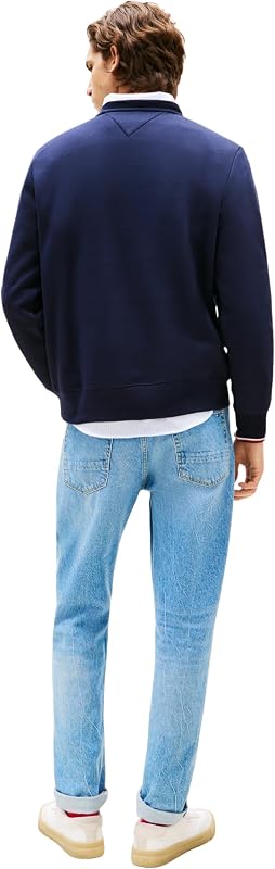 Sweat Homme Logo Crewneck Col à Ras-du-Cou, Bleu (Desert Sky), 3XL — photo 2 sur 4