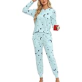 KFUBUO Women's Pajama Sets Long Sleeve Sleepwear and Jogger 2 Piece Lounge Set