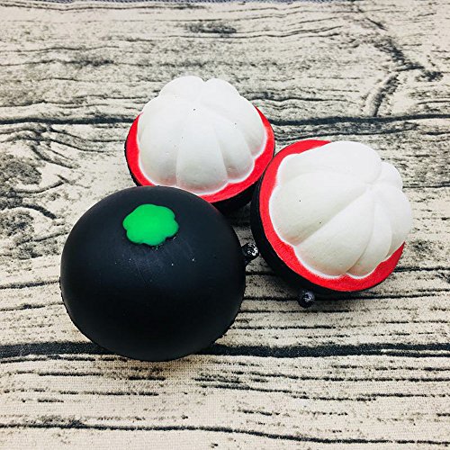 Squeeze Squishy Mangosteen Slow Rising Cream Scented Decompression Toys - Thumbnail 5