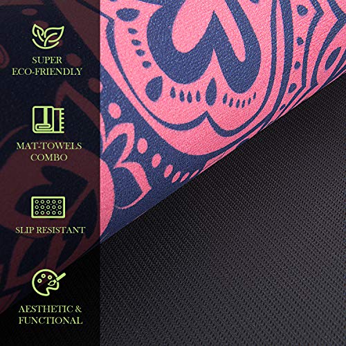 image for TOPLUS Yoga Mat - Luxury Designer Cooperated - Hot Yoga Mat - Sweat Ab