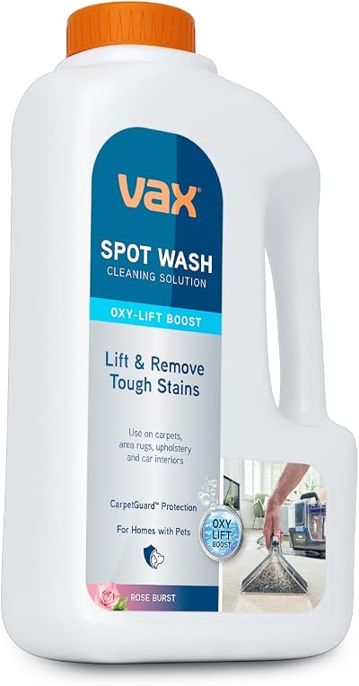 Vax SpotWash Oxy-Lift 1L Stain Remover Rose Burst Scent