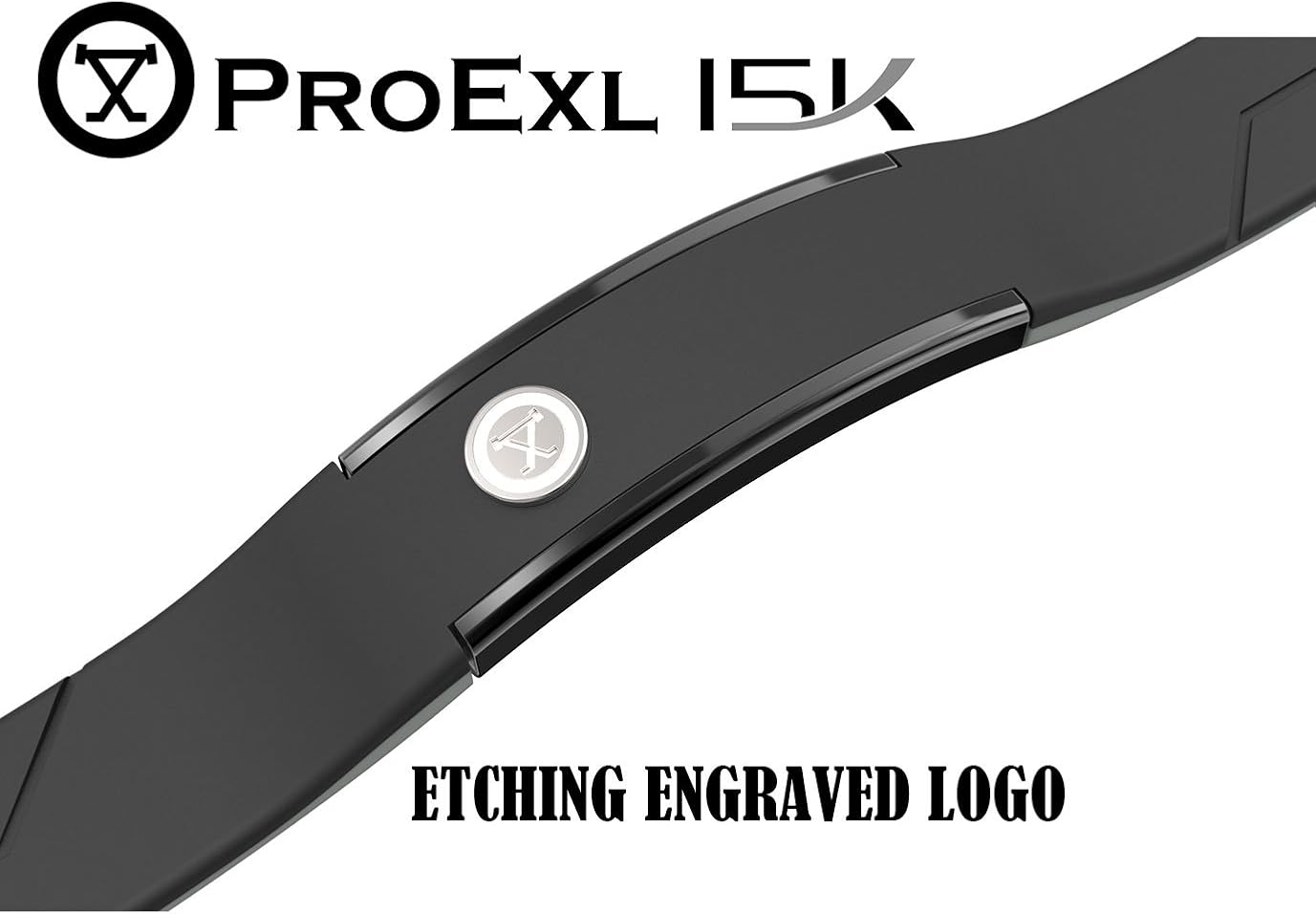 PROEXL 15K Sports Magnetic Bracelet 100% Waterproof and Fully Adjustable - for Energy and Focus (Black Gray): ProExl: Jewelry