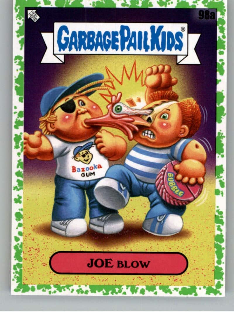 2020 Topps Garbage Pail Kids Series 2 35th Anniversary Gpk Booger Green 98a Joe Blow At Amazon S Entertainment Collectibles Store