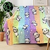 Panda Gifts for Kids: Soft Fleece Blankets & Throws, Personalized, 50"x60", Birthday Gifts for Girls & Boys