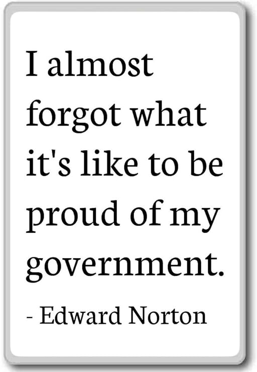 Imán para nevera con citas de Edward Norton, Blanco: Amazon.es: Hogar