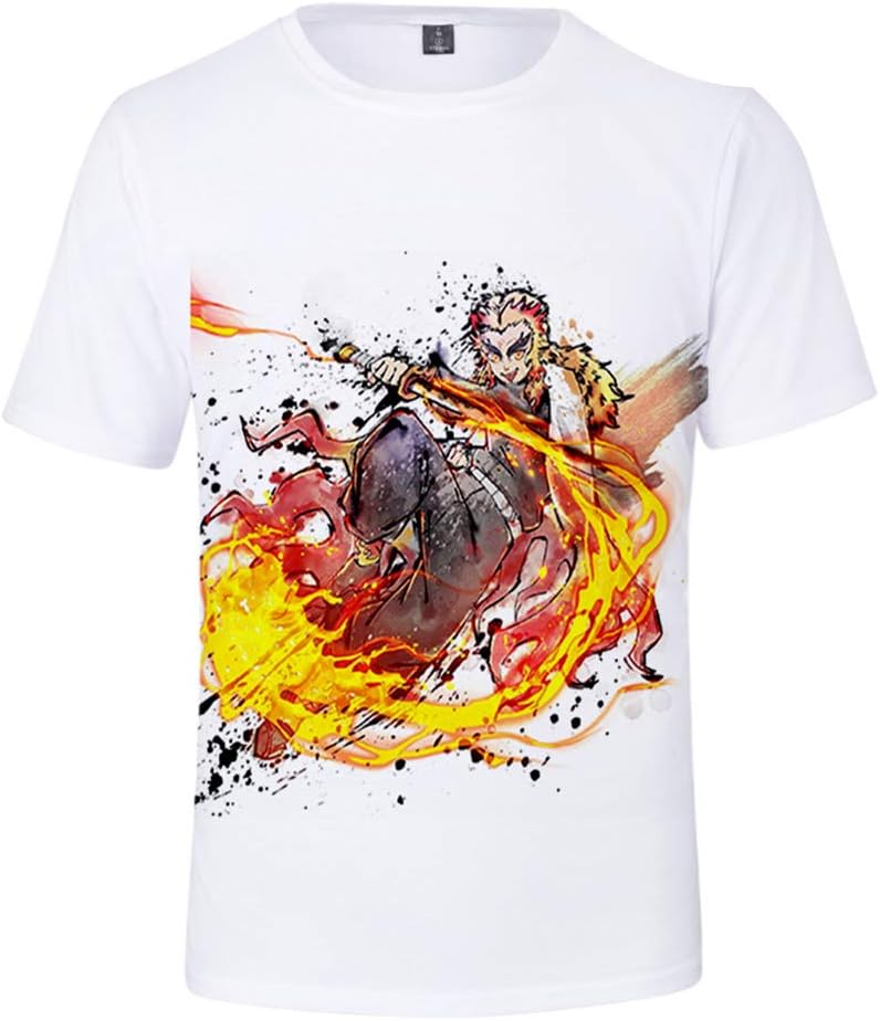 Amazon Co Jp 鬼滅の刃 Tシャツ かっこいい 水墨画 半袖 丸首 大人 サイズ メリヤス 綿 シャツ アニメ コスチューム フルサイズ プリント 多彩 綿 記念シャツ シャツ 夏服 誕生日プレゼント キッズ 男女兼用 煉獄杏寿郎 ねずこ 炭治郎 我妻善逸 嘴平伊之助 富岡義勇 栗