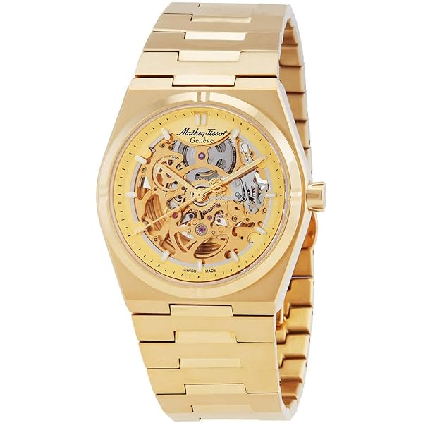 Amazon.com: Mathey-Tissot Zeus Automatic Champagne Dial Men's