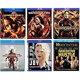 The Hunger Games: Complete 4 Film Collection + Joy &amp; American Hustle- The Hunger Games/ The Hunger Games Catching Fire/ The Hunger Games: Mockingjay - Part 1 &amp; 2 - Blu Ray +DVD 11-Disc Limited Edition
