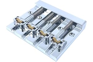 Hipshot KickAss High-mass Bass Bridge for 5-bolt Fender, Chrome