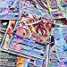 100pcs Poke Cards TCG Style Card, Mega EX Cards Full Art, Includes 80 EX Cards 20 GX Cards Look Alikes