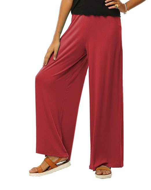 go colors flared palazzo