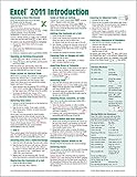 Excel 2011 for Mac: Introduction Quick Reference Guide (Cheat Sheet of Instructions, Tips & Shortcut by