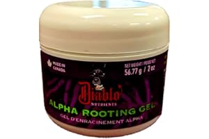 Diablo Nutrients Alpha Rooting Gel - 2oz - Accelerated Clone Propagation with IBA Hormone, Mess-Free Thick Gel, All-Medium Co