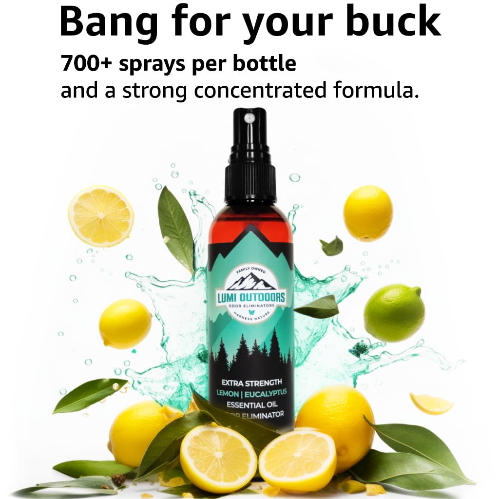 Lumi Outdoors Shoe Deodorizer Foot Odor Eliminator Spray Natural lumi-outdoors-shoe-deodorizer-foot-odor-eliminator-spray-natural