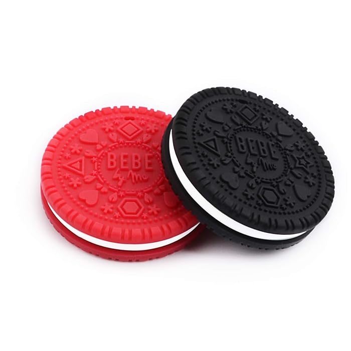 Image 1 - Bebe Silicone Baby Teether Toys & Gum Massagers, 1 Hard & 1 Soft