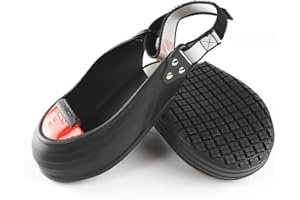 DVAURLIAN Steel Toe Covers for Shoes Safety Overshoes - CE/ASTM Certified Slip Resistant Overshoes with Ultra-Light Titanium Alloy Toe Cap, Oilproof（FO）& Acid and Alkali Resistant for Industrial Work